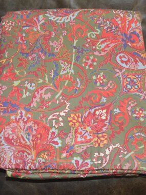 Ralph Lauren Galahad Sateen 100% Cotton Paisley Duvet Cover KING Pakistan/USA